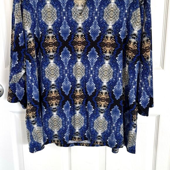 Calvin Klein Women’s Blouse (2X) 3/4 Sleeves, Light Weight, Excellent Condition! - Picture 4 of 11